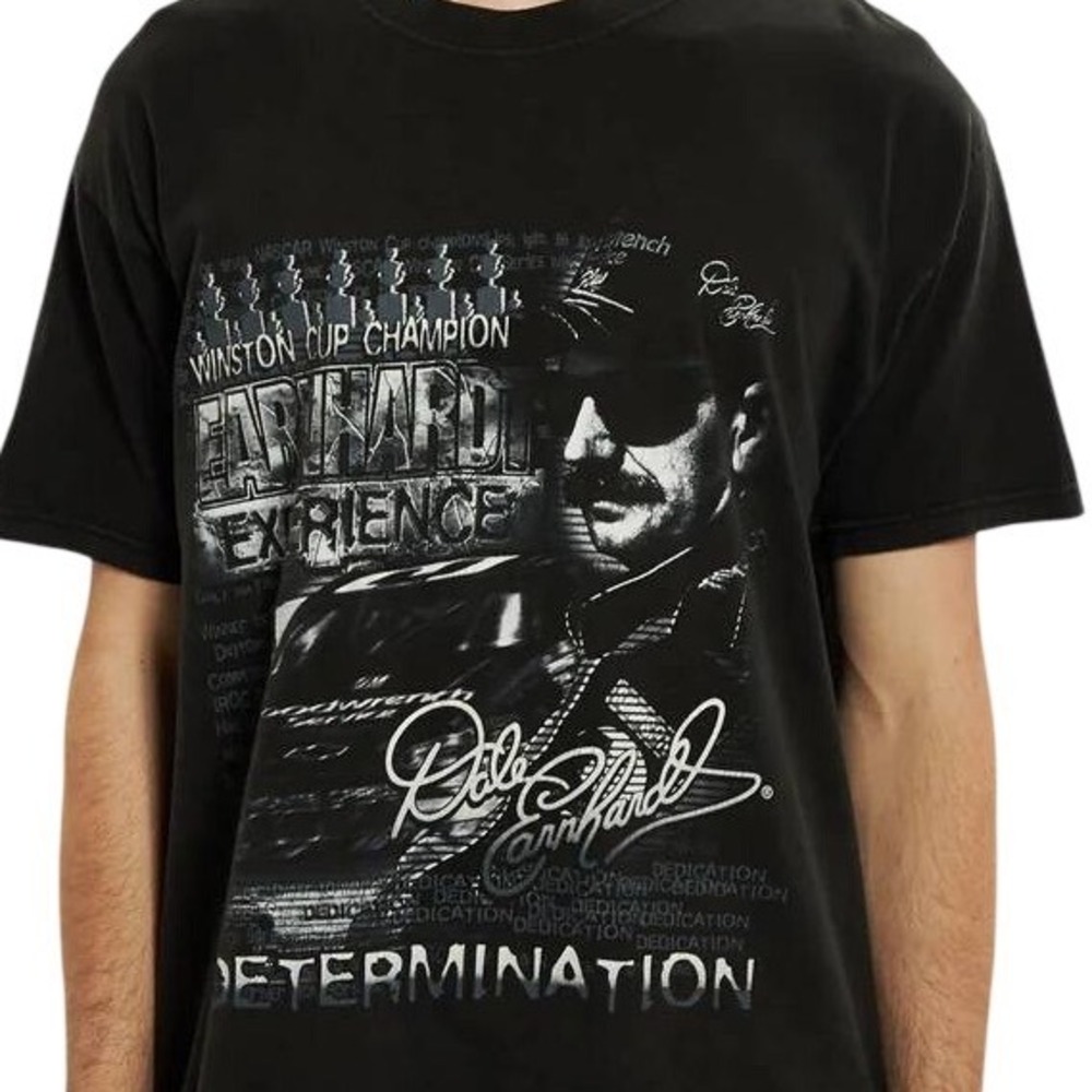 Chase Authentics VTG Dale Earnhardt Distressed Faded Nascar Racing‎ Tee Size XXL